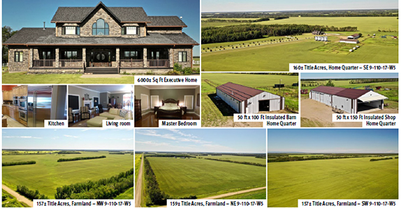 Farm land and real estate for sale at Ritchie Bros. Farm land and real estate for sale at Ritchie Bros.